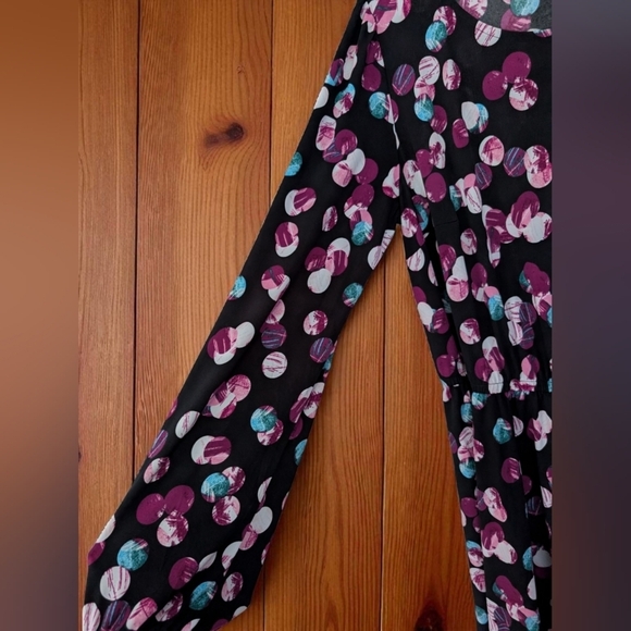 Lane Bryant Long Sleeve Fit And Flare Polka Dot Dress Size 14/16 (EUC) - Picture 12 of 16